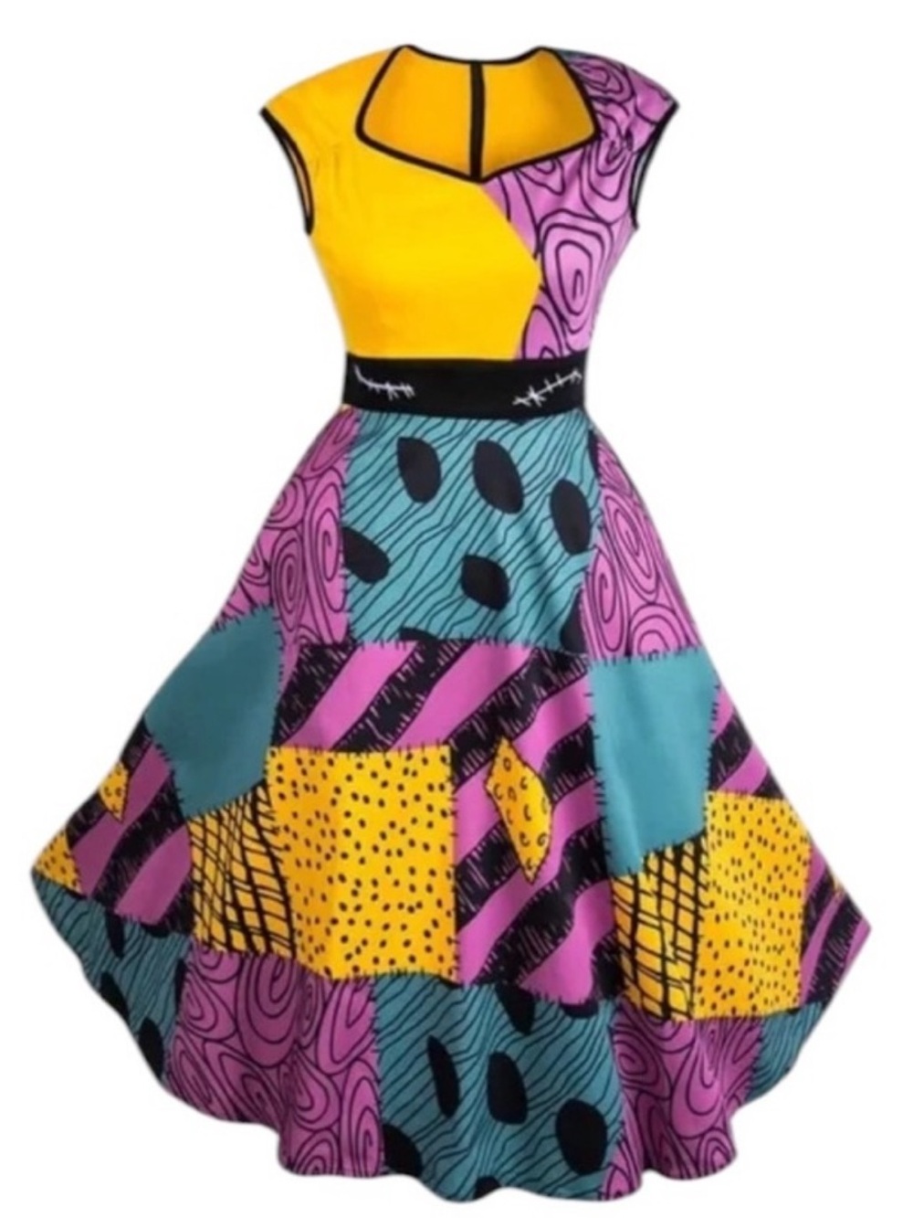 NWT Disney Dress Shop Sally Nightmare Before Christmas Dress 1X (fits 2X 3X)